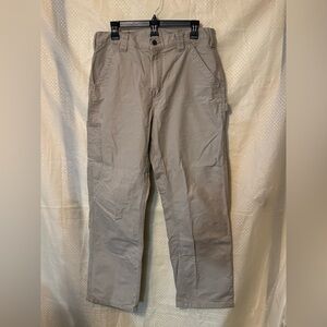 Carhartt Men's Loose Fit Canvas Utility Work Pant B151 Tan 33x32 (actual 33x31)